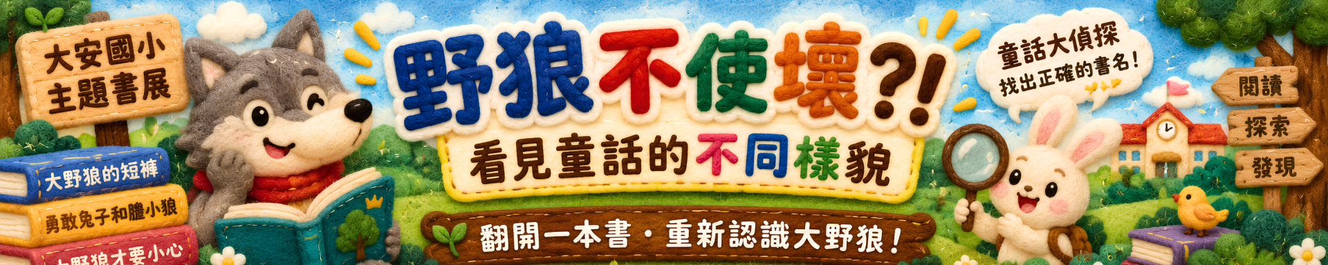 大安網站橫幅野狼不壞